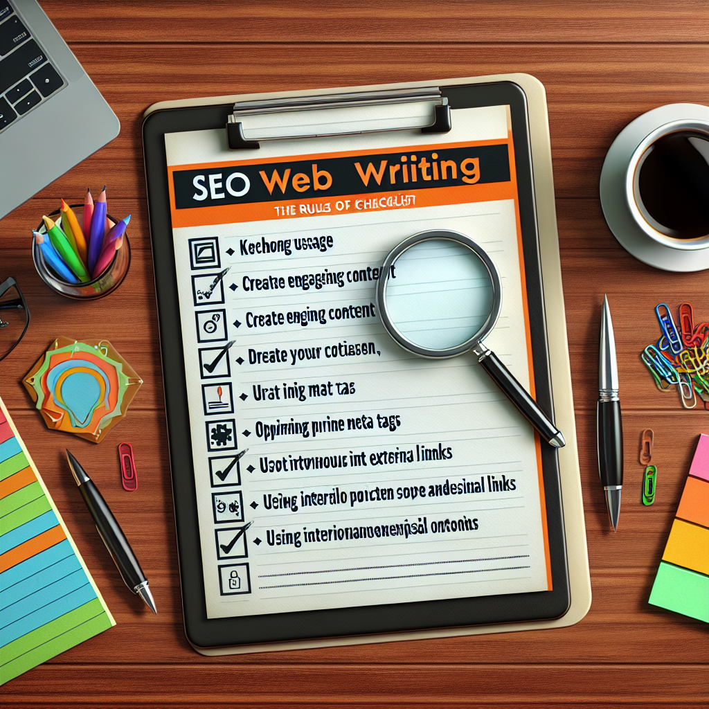 Les règles de la rédaction web seo.